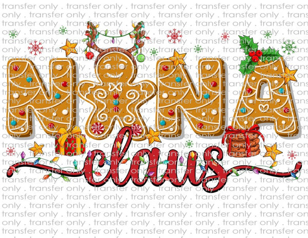 Nana Claus  - Waterslide, Sublimation Transfers