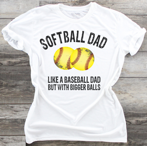 Softball Dad - DTF Transfer