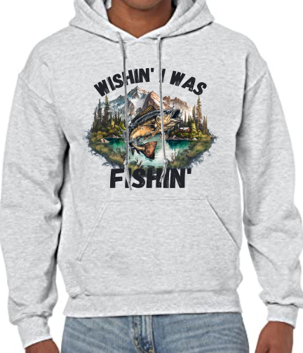 Wishin' I Was Fishin' - DTF Transfer