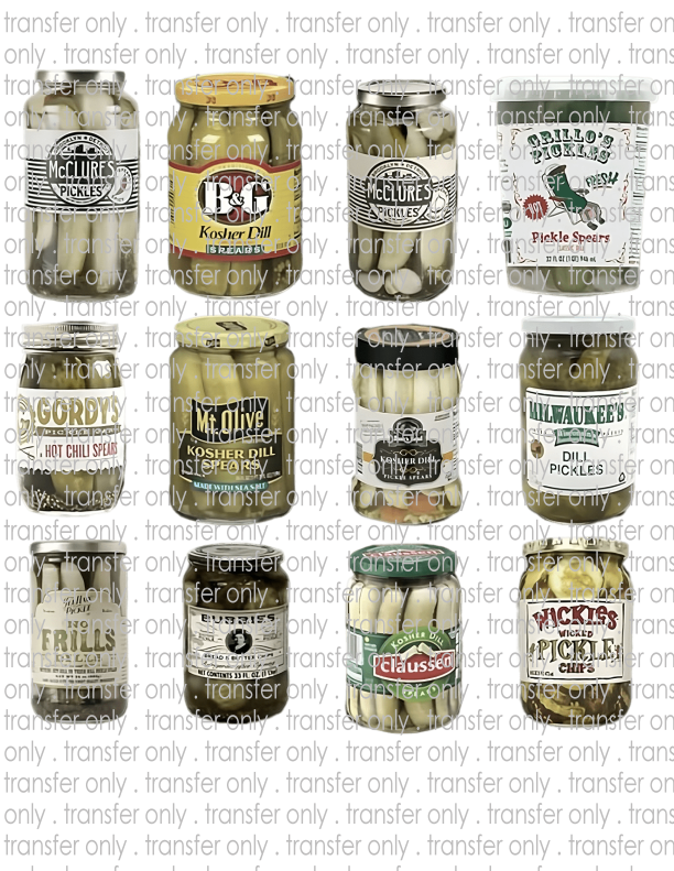 Pickle Jars Waterslide, Sublimation Transfers Crafty Bucks