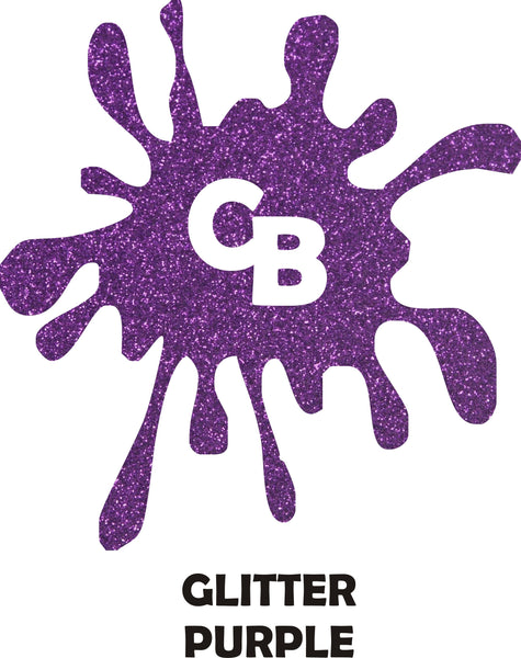 Purple Glitter - Heat Transfer Vinyl Sheets