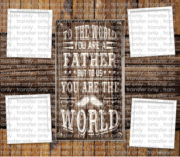 Best Father - Add Your Own Photos - Sublimation Tumbler Wrap