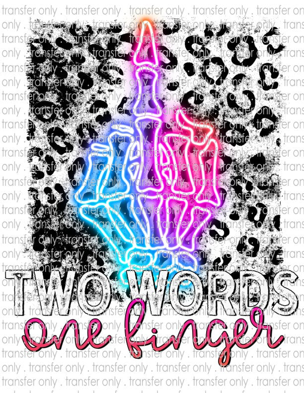 Two Words One Finger Waterslide, Sublimation Transfers Crafty Bucks