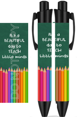 Teacher & School - Sublimation Pen Wrap