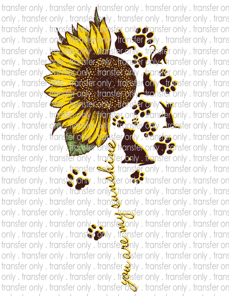 Cat Mom Sunflower - Waterslide, Sublimation Transfers
