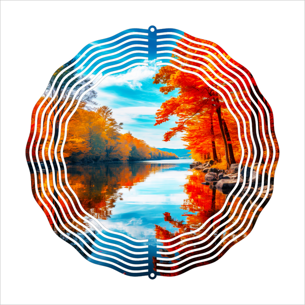 Fall Landscape - Wind Spinner - Sublimation Transfers