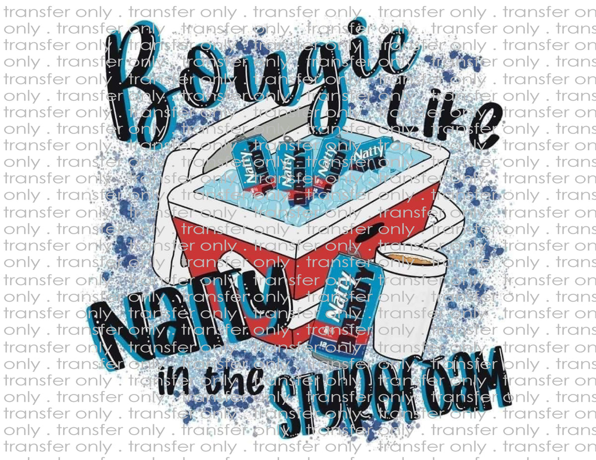 Bougie Like Natty in Styrofoam Waterslide, Sublimation Transfers