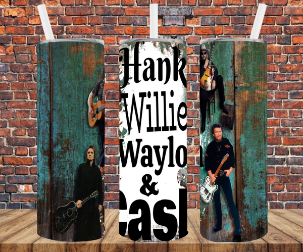 Country Artists - Tumbler Wrap - Sublimation Transfers