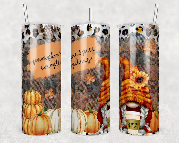 Pumpkin Spice Everything - Tumbler Wrap Sublimation Transfers