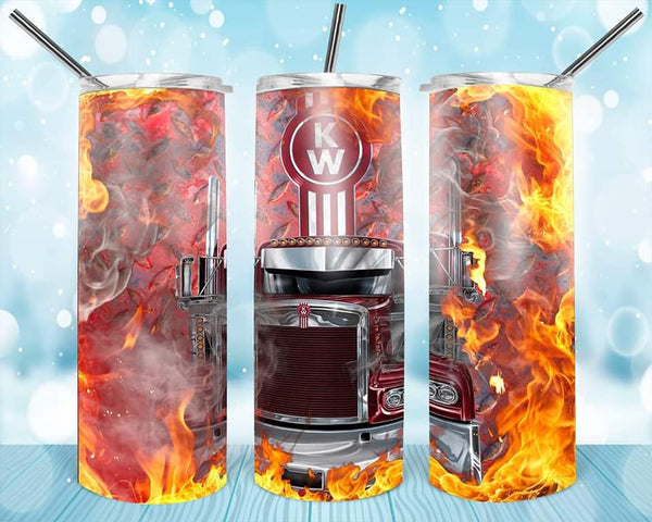 Kenworth Trucking - Tumbler Wrap Sublimation Transfers