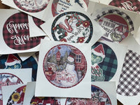 24 pack - Christmas Ornament - Sublimation Transfers