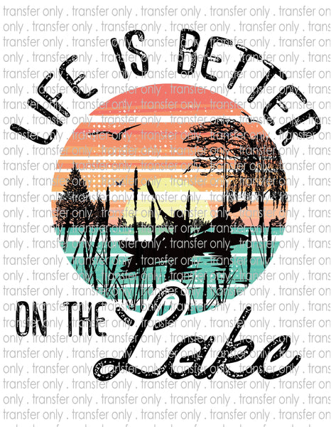 Waterslide, Sublimation Transfers - Summer Activities - Lake