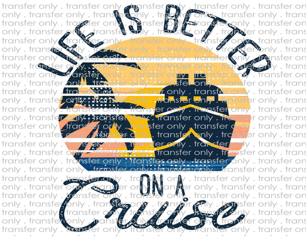 Waterslide, Sublimation Transfers - Summer Activities - Cruise