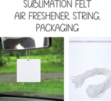Felt Sublimation Air Freshener