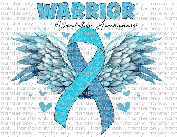 Diabetes Awareness - Waterslide, Sublimation Transfers