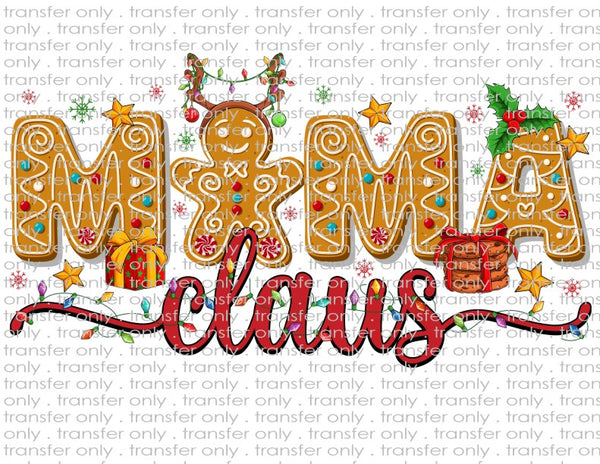 Mama Claus  - Waterslide, Sublimation Transfers