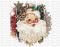 Santa Believe - Waterslide, Sublimation Transfers