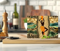 Ethnic African Art - Cutting Board - Sublimation Transfer