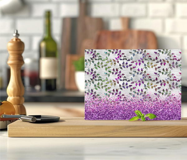 Flower Gems - Cutting Board - Sublimation Transfer