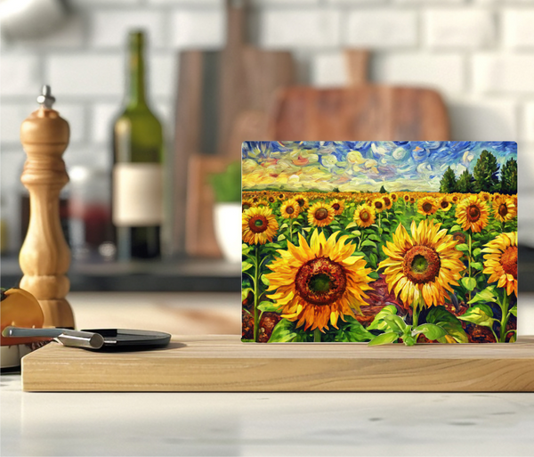 Sunflower Field - Cutting Board - Sublimation Transfer