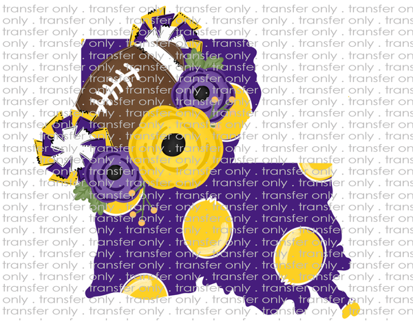 LSU Tigers - Waterslide, Sublimation Transfers