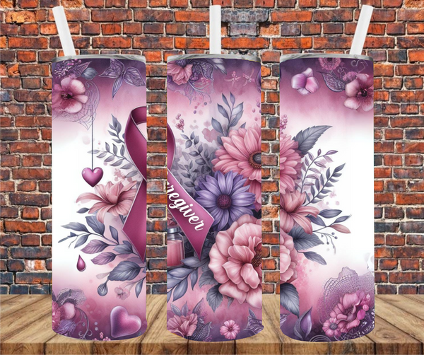 Caregiver - Tumbler Wrap - Sublimation Transfers