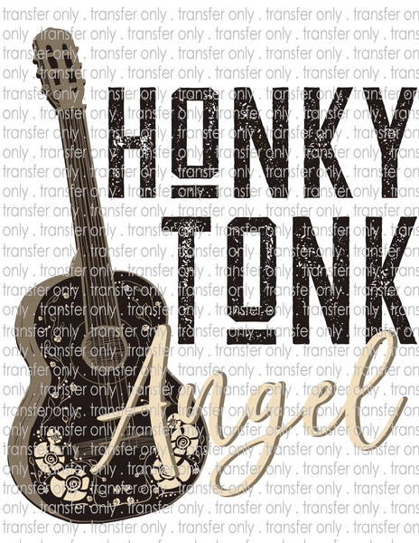 Honky Tonk Angel - Waterslide, Sublimation Transfers