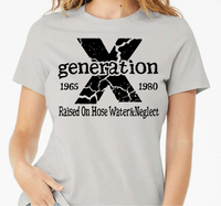 Generation X - Black or White Ink - DTF Transfer