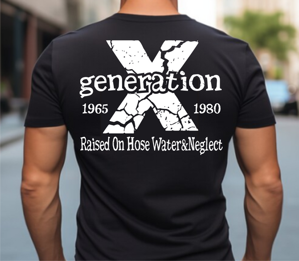 Generation X - Black or White Ink - DTF Transfer