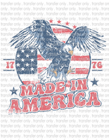 Made In America - Waterslide, Sublimation Transfers