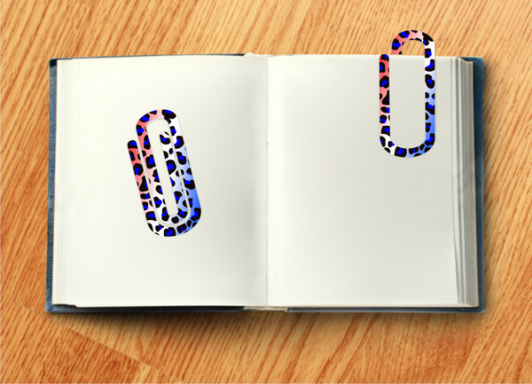 Patriotic Ombre - Jumbo Paper Clip Transfer