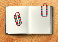 Western Serape - Jumbo Paper Clip Transfer