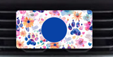 Paw Prints - Pre-Printed License Plates - License Plates