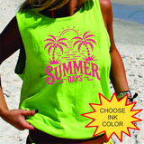 Summer Days - Choose Color - HTV Puff Transfer