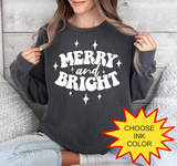 Merry & Bright - Choose Color - HTV Puff Transfer