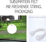 Felt Sublimation Air Freshener