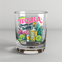 Tequila Cheaper Than Therapy -  UV DTF Decals