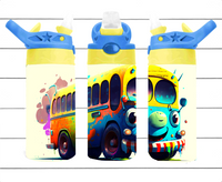 Fun Bus - 12 oz Tumbler Wrap Sublimation Transfers