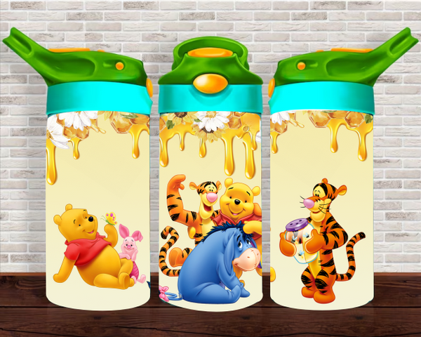 Honey & Bear - 12 oz Tumbler Wrap Sublimation Transfers