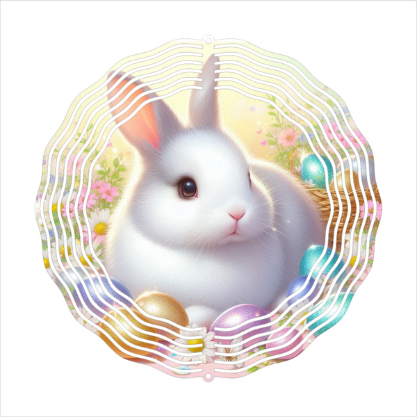 Easter Bunny - Wind Spinner - Sublimation Transfers