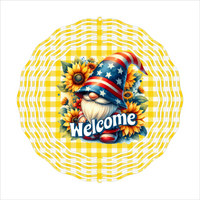 Welcome - Wind Spinner - Sublimation Transfers