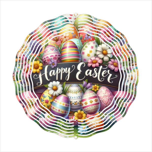 Happy Easter - Wind Spinner - Sublimation Transfers