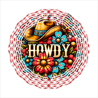 Howdy - Wind Spinner - Sublimation Transfers