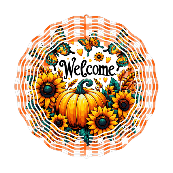 Welcome - Wind Spinner - Sublimation Transfers