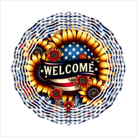 Welcome - Wind Spinner - Sublimation Transfers