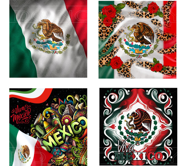 Mexico - Square Sublimation Sheet