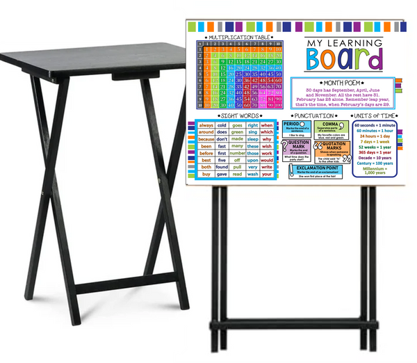 Grades 2-3 Learning Board - Tray Table Wrap - Permanent