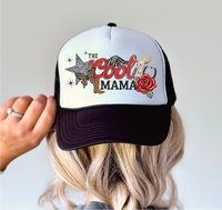 Cool Mama - Trucker Hat Patch - Faux Embroidery