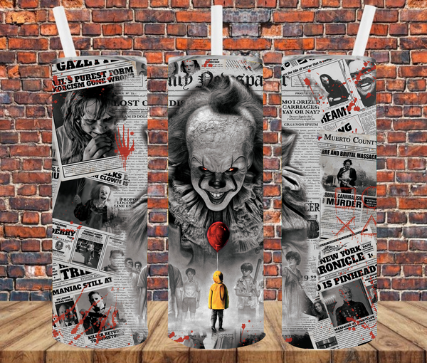 Halloween Horror - Tumbler Wrap - Sublimation Transfers