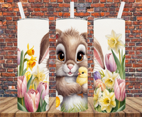 Easter Bunny - Tumbler Wrap - Vinyl Transfer